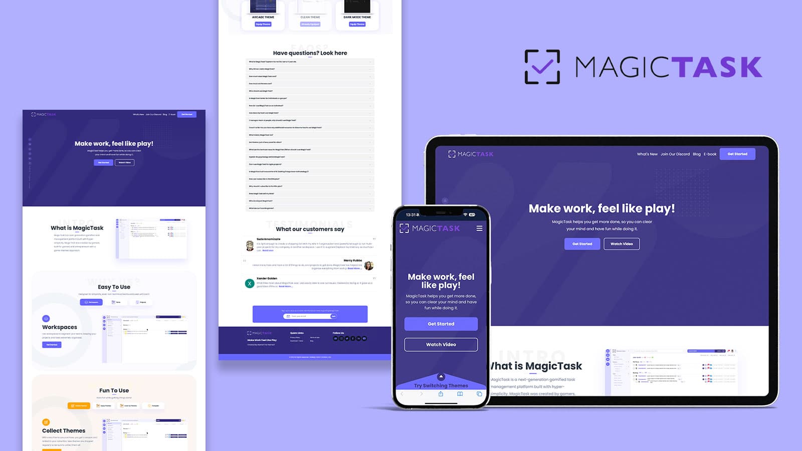 MagicTask — Gamified Project Management Platform
