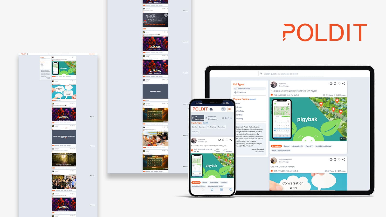 Poldit — Real-Time Polling & Community Discussion